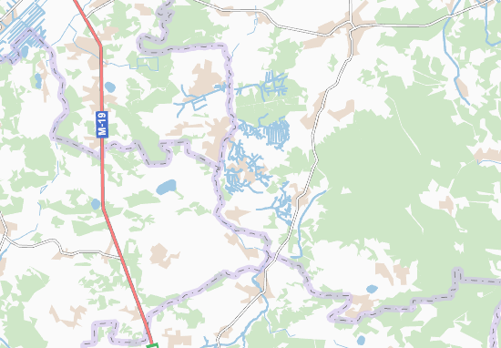 Karte Stadtplan Kachyn