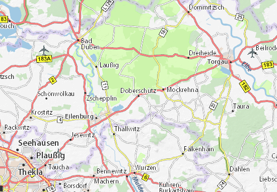 Doberschütz Map