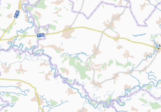 Kaart Plattegrond Lazarivka