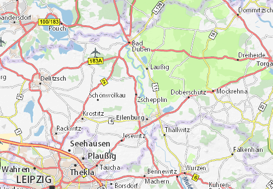 Zschepplin Map