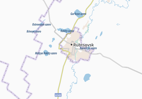 Rubtsovsk Map