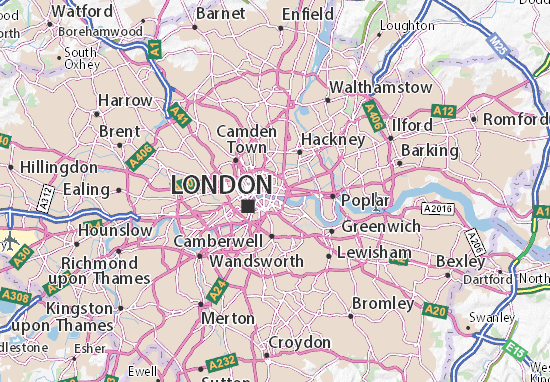 Mappe-Piantine City of London