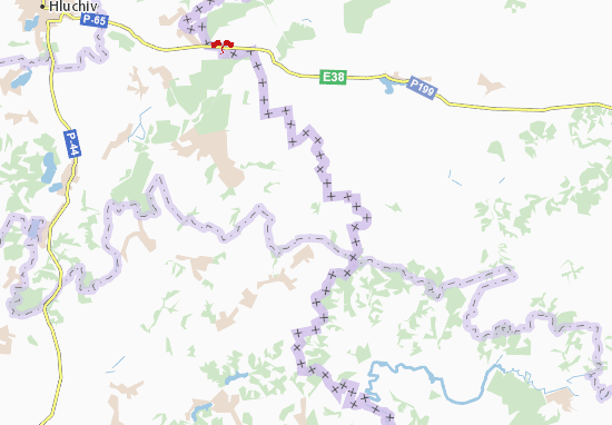 Kaart Plattegrond Khodyne
