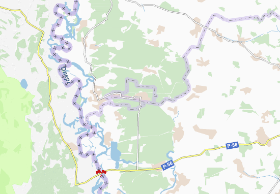 Slavutych Map