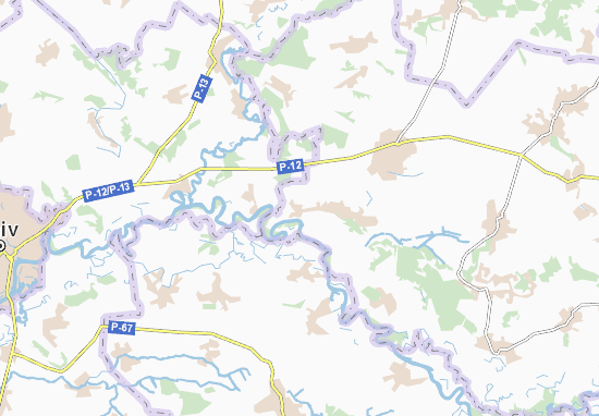 Karte Stadtplan Horytsya