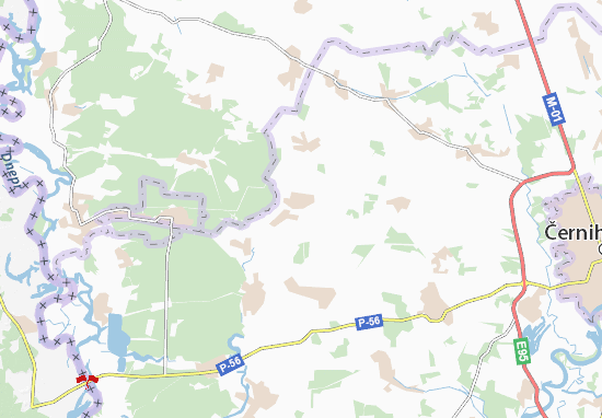 Pl&#x27;okhiv Map
