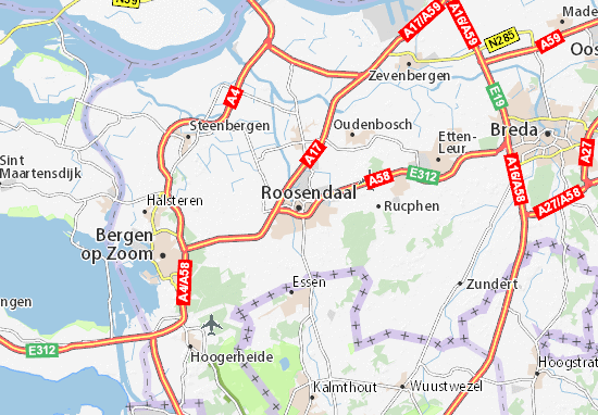 Carte-Plan Roosendaal