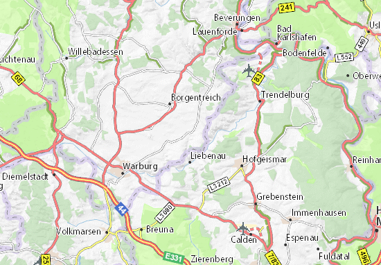 Mapa Körbecke