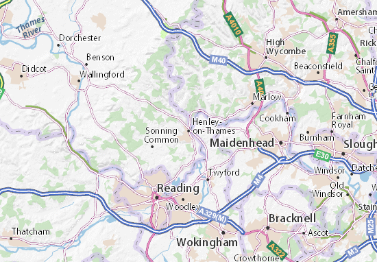 Mapa Henley-on-Thames