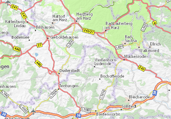 Karte Stadtplan Zwinge