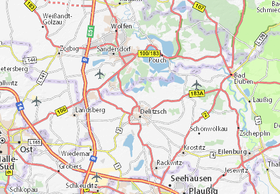 Karte Stadtplan Benndorf