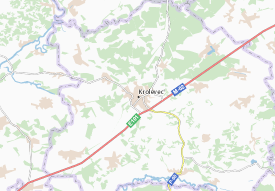 Krolevec&#x27; Map