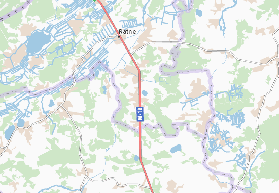 Karte Stadtplan Zamshany