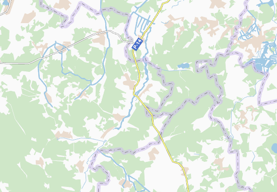 Kaart Plattegrond Novi Chervyshcha