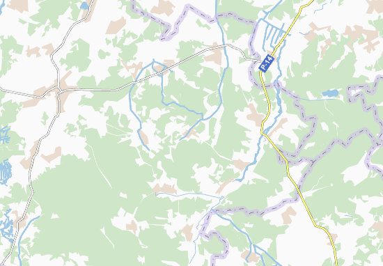 Huta-Borovens&#x27;ka Map