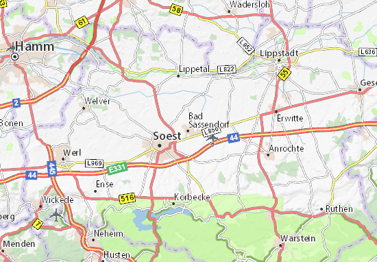 Bad Sassendorf Map