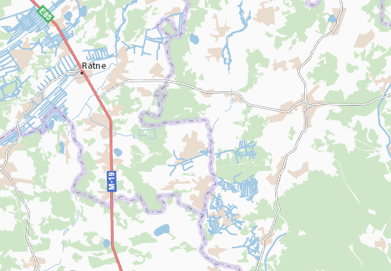 Karte Stadtplan Velymche