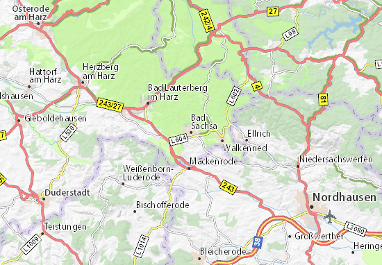 Bad Sachsa Map