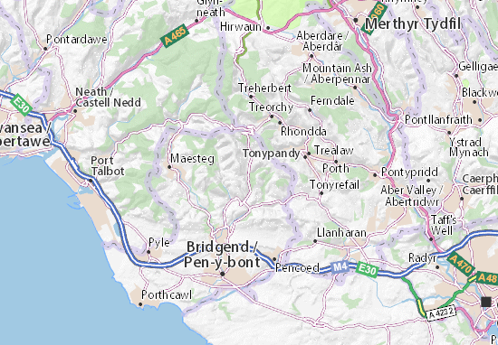 Ogmore Vale Map