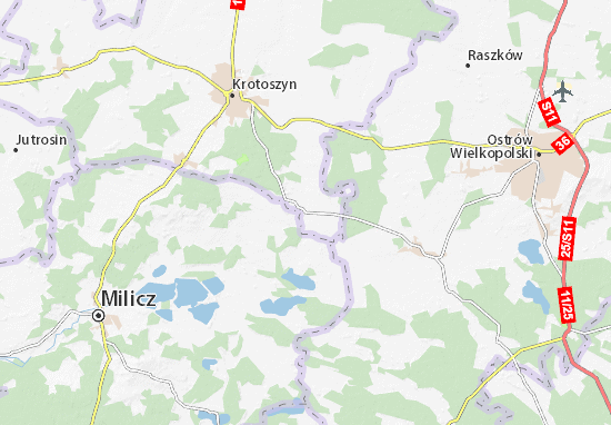 Mapa Sulmierzyce