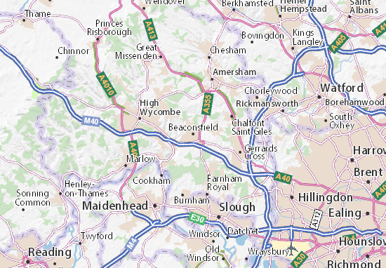 Beaconsfield Map