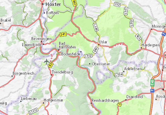 Lippoldsberg Map