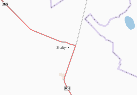 Mapa Zhaltyr