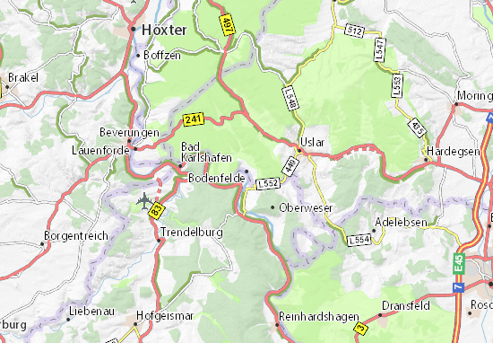 Bodenfelde Map