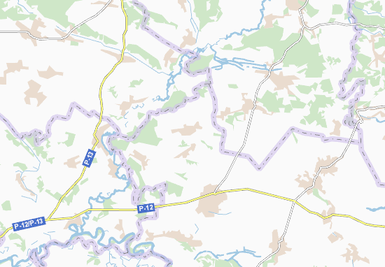 Karte Stadtplan Leninivka