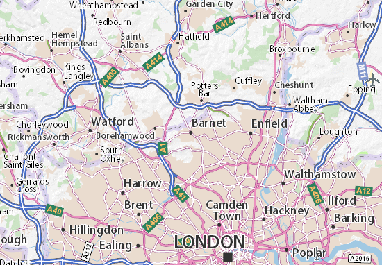 Carte-Plan Barnet