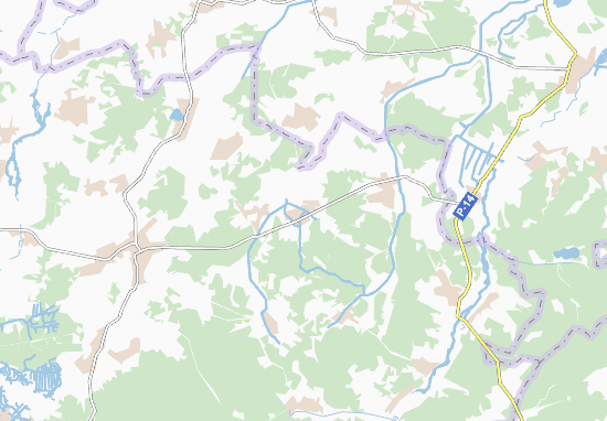 Karte Stadtplan Bronytsya