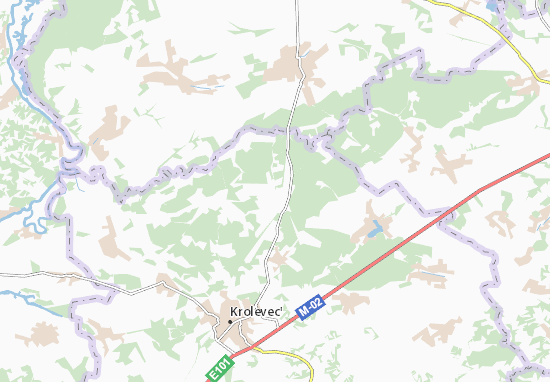 Bilohryve Map