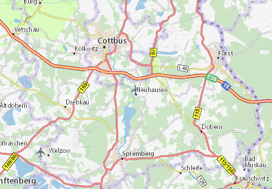 Kaart Plattegrond Neuhausen
