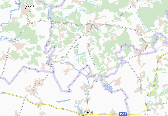 Karte Stadtplan Samsonivka