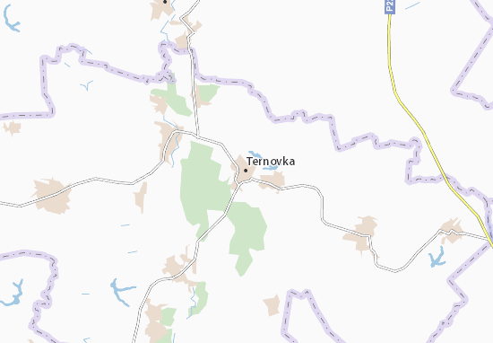 Mapa Ternovka