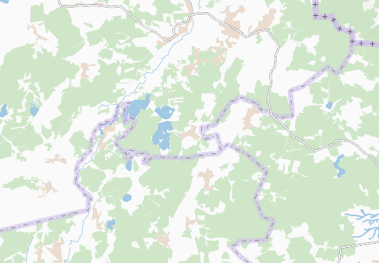 Karte Stadtplan Dibrivs&#x27;k