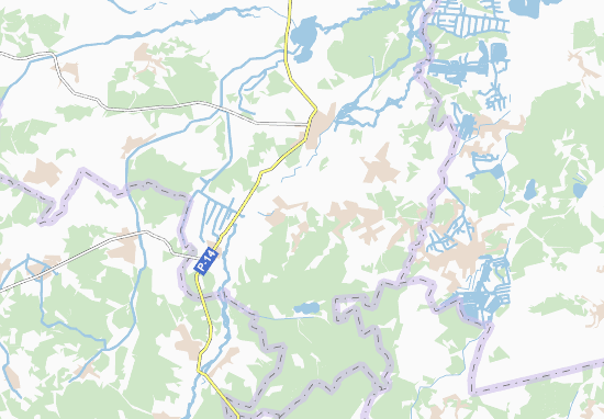 Karte Stadtplan Berezychi