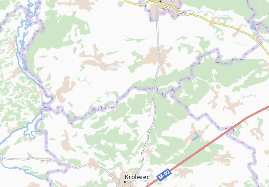 Hrechkyne Map