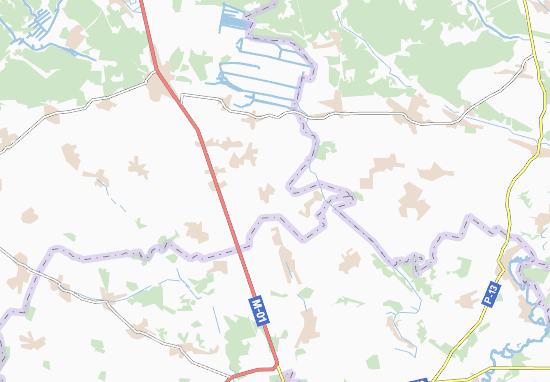 Velyka Vis&#x27; Map