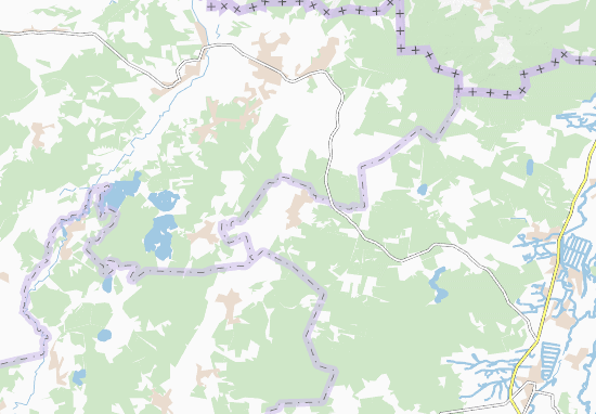 Mapa Svarytsevychi