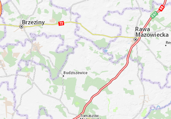 Karte Stadtplan Żelechlinek