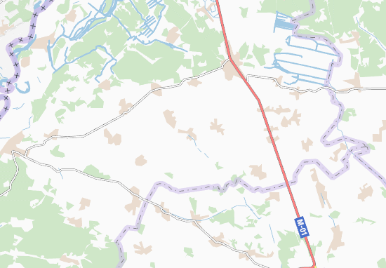 Malyi Lystven Map