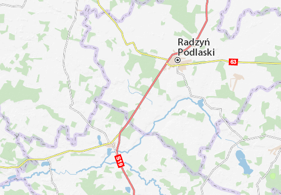 Mapa Borki