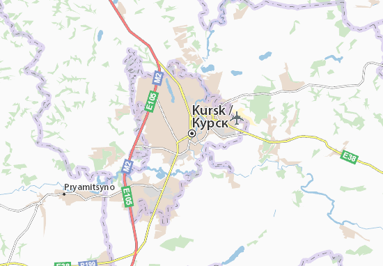 Mapa Kursk