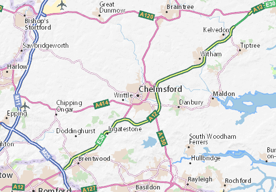 Chelmsford Map
