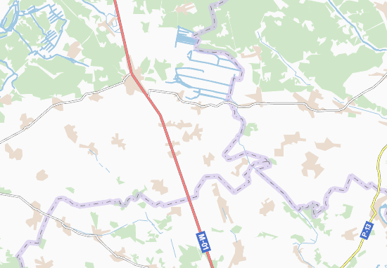Novoukrains&#x27;ke Map
