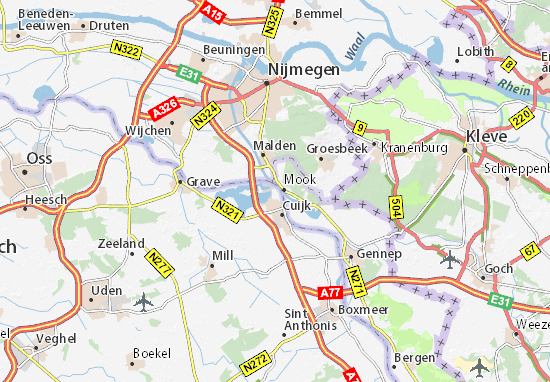 Kaart Plattegrond Katwijk