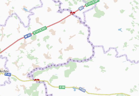 Karte Stadtplan Ulanove
