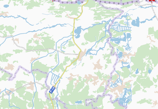 Karte Stadtplan Lyubeshiv