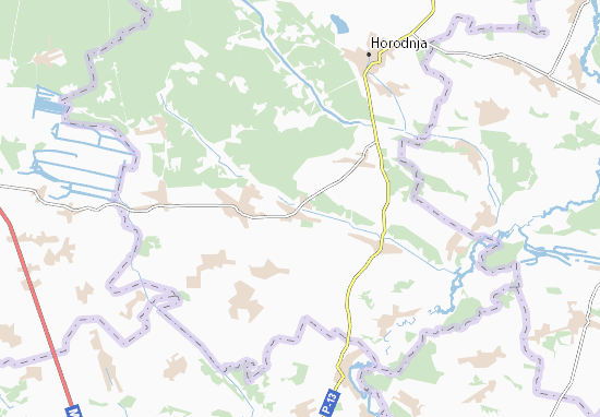 Karte Stadtplan Velykyi Lystven